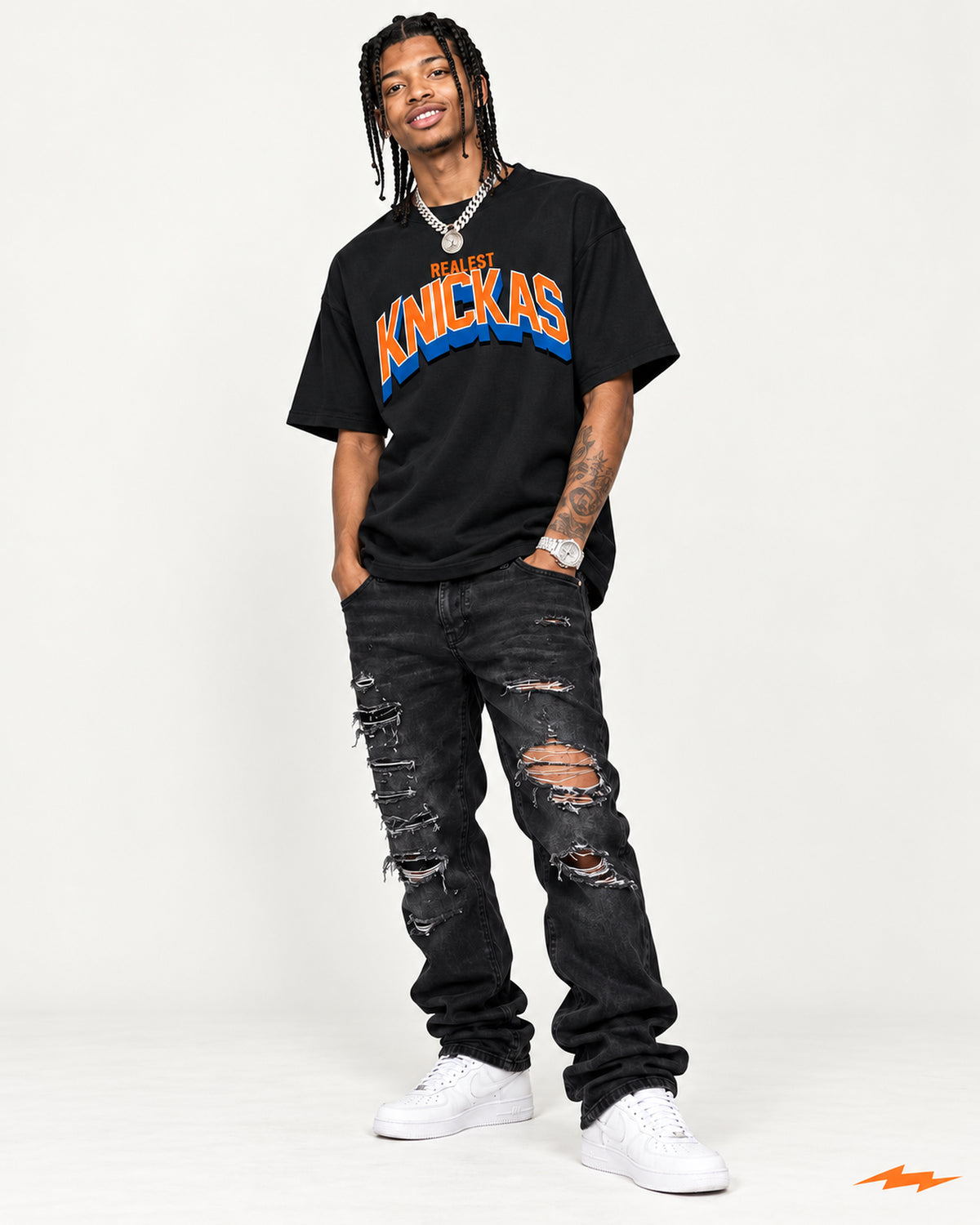 Realest Knickas T-Shirt By Ballmart